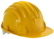 yellow construction workers hat